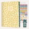 bloom daily planners 2026-2027 Academic Planner, 13 Month Soft Cover Monthly & Weekly, 5.5" x 8.25", Butter Yellow Daisies